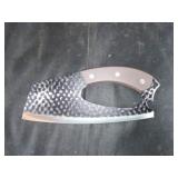 Hammered Steel Rocker Blade Knife Hammered Steel Rocker Blade Knife