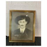 Framed Black-and-White Portrait Photograph Framed Black-and-White Portrait Photograph