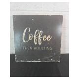 Coffee Themed Wall Art Plaque Coffee Themed Wall Art Plaque