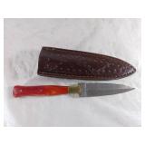 Damascus Steel Dagger with Sheath