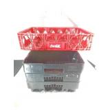4 Plastic Coca-Cola Crates