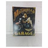 Motorhead Garage Metal Sign