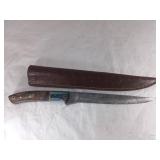 Damascus Steel Fillet Knife with Sheath