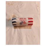 Roll of John Adams Presidential Dollar Coins