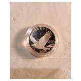 2008 Bald Eagle Silver Dollar Coin in Capsule
