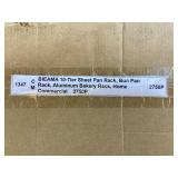 BIEAMA 10-Tier Aluminum Sheet Pan Rack