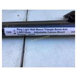 Adjustable Ring Light Wall Mount Boom Arm