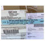 3M 4462B Black Adhesive Tape Rolls, 3-Pack