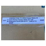 Lontan Push to Open Drawer Slides, 22 Inch