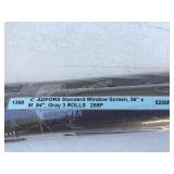Adfors Standard Window Screen, 36´´ x 84´´, Gray