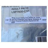 Pack of 20 Wrap-Around Safety Face Shields