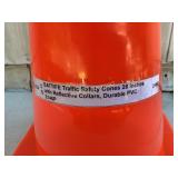28-Inch BATTIFE Traffic Safety Cone with Reflectiv