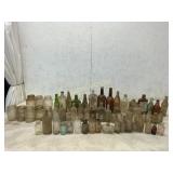 59 Assorted Glass Bottles and Jars