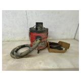 Wet/Dry Vacuum and Box of Saw Blades