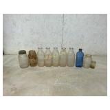 Glass Bottles and Jars, Set of 10