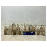29 Vintage Glass Bottles