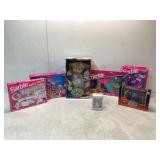 7 Barbie, Cabbage Patch, and Action Figures
