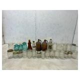 29 Vintage Glass Jars and Bottles