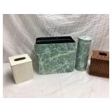 Four Bathroom Storage Accessories