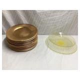 14 Chargers and Decorative Glass Plates