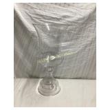 Clear Glass Hurricane Vase