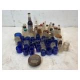 Vintage Glass Bottles and Jars Collection