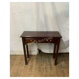 Mahogany Two-Drawer Console Table