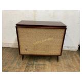 Mid-Century Console Stereo with Record Player