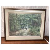 Framed Signed Print by Artist Hoyt Smith
