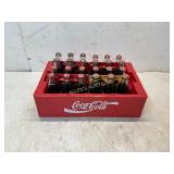 Coca-Cola Crate with 25 Glass Bottles