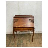 Wooden Drop-Front Secretary Desk