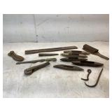 13 Wooden and Metal Textile Tools