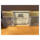 2019 P and D Native American Dollars, ANACS MS67