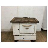 Cast Iron Wood-Burning Cook Stove with Storage
