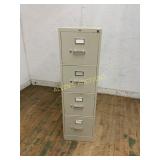 Four-Drawer Metal Filing Cabinet