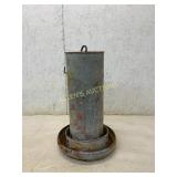 Galvanized Metal Poultry Feeder