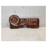 Western Auto License Plate Topper