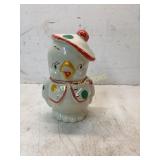 Ceramic Chicken-Shaped Cookie Jar
