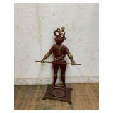 Cast Iron Knight Form Umbrella Stand