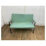 Mid-Century Modern Metal-Frame Bench