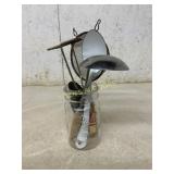 Vintage Kitchen Utensils with Ball Jar