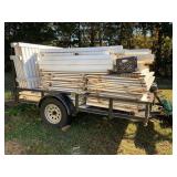 White Vinyl Fence Components