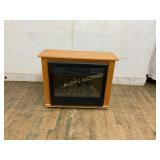 Electric Heater with Oak-Style Frame