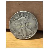 1943 Walking Liberty Half Dollar 90% Silver