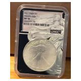 2021 Silver Eagle MS70 NGC Heraldic Eagle