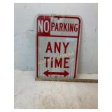 Reflective Metal No Parking Sign