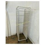 Aluminum Commercial Bakery Pan Rack on Casters