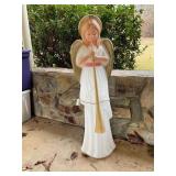 Plastic Blow Mold Angel with Trumpet
