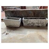 Rectangular Concrete Planters