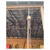 Manual Chain Hoist with Rusted Chain